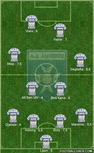 A.J. Auxerre Formation 2013