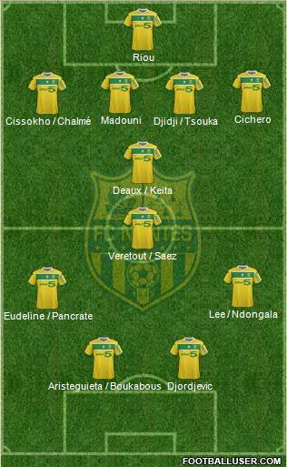 FC Nantes Formation 2013