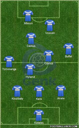 K Racing Club Genk Formation 2013