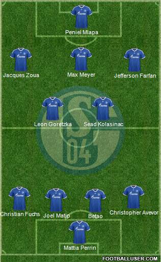 FC Schalke 04 Formation 2013