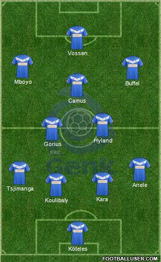 K Racing Club Genk Formation 2013