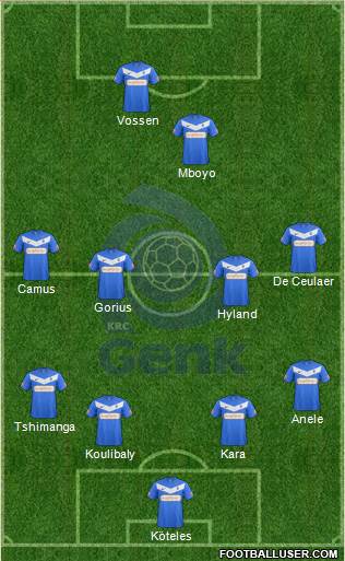 K Racing Club Genk Formation 2013