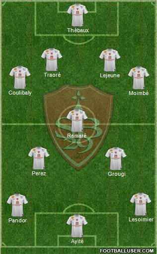 Stade Brestois 29 Formation 2013