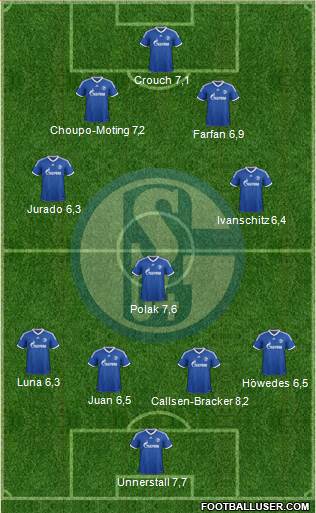 FC Schalke 04 Formation 2013