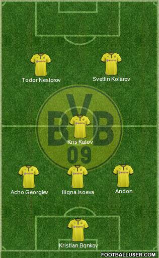 Borussia Dortmund Formation 2013