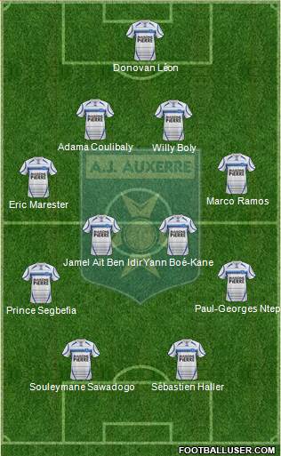 A.J. Auxerre Formation 2013