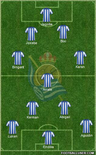 Real Sociedad C.F. B Formation 2013