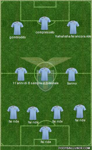 S.S. Lazio Formation 2013