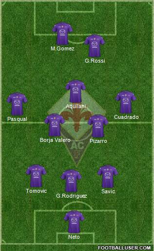 Fiorentina Formation 2013