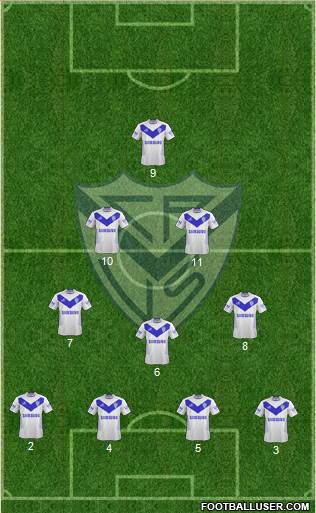 Vélez Sarsfield Formation 2013