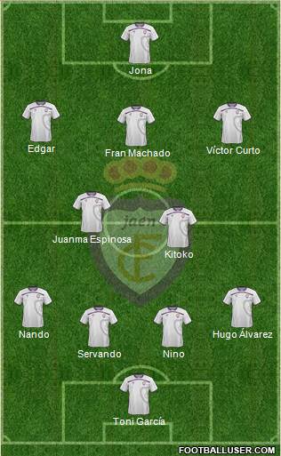 Real Jaén C.F. Formation 2013