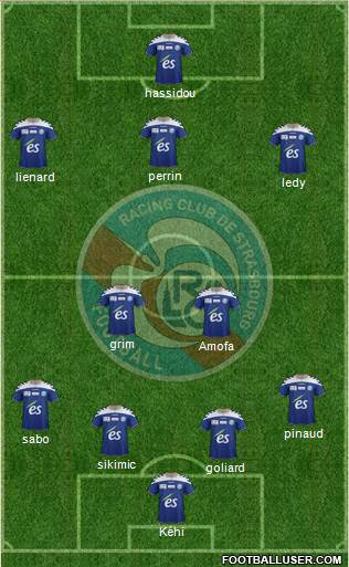 Racing Club de Strasbourg-Football Formation 2013