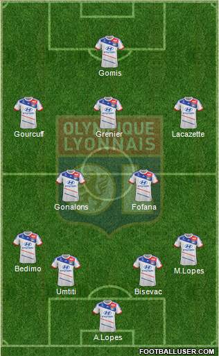 Olympique Lyonnais Formation 2013