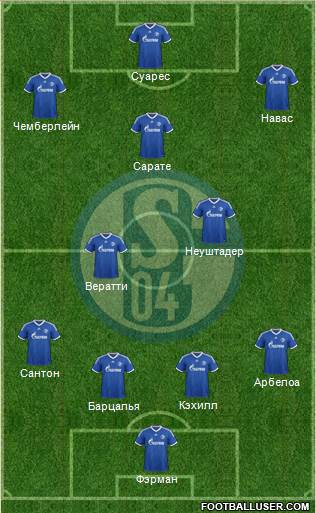 FC Schalke 04 Formation 2013