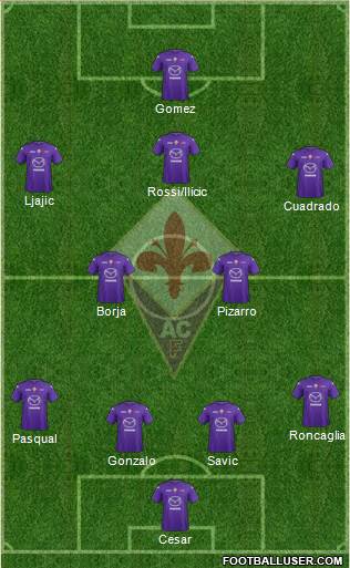 Fiorentina Formation 2013