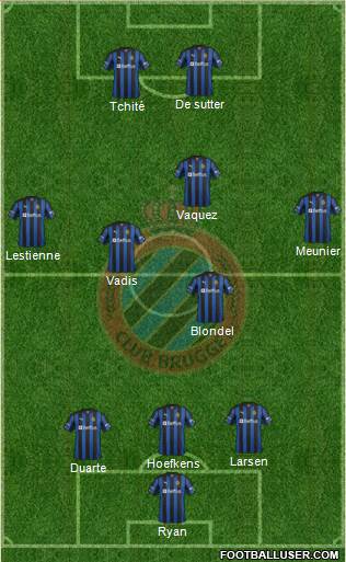 Club Brugge KV Formation 2013