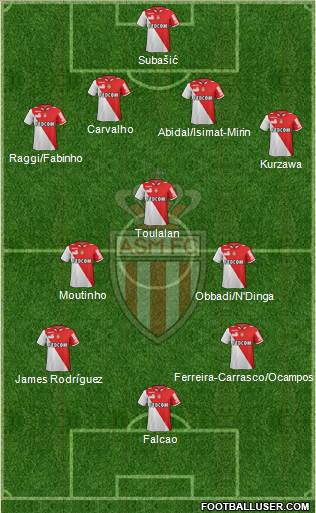 AS Monaco FC Formation 2013