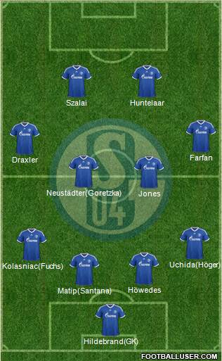 FC Schalke 04 Formation 2013