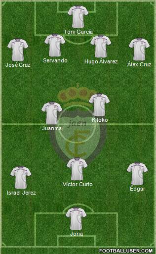 Real Jaén C.F. Formation 2013