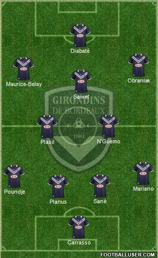 FC Girondins de Bordeaux Formation 2013