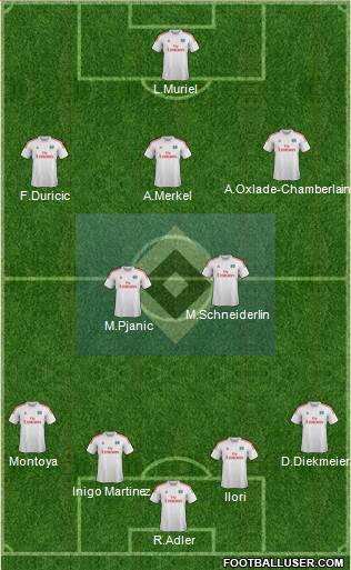 Hamburger SV Formation 2013