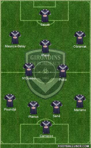 FC Girondins de Bordeaux Formation 2013