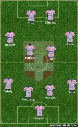 Evian Thonon Gaillard Football Club Formation 2013