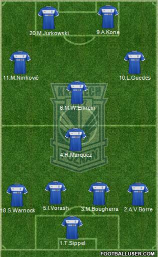 Lech Poznan Formation 2013