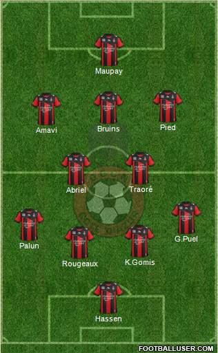 OGC Nice Côte d'Azur Formation 2013