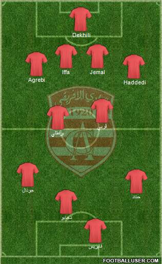 Club Africain Tunis Formation 2013