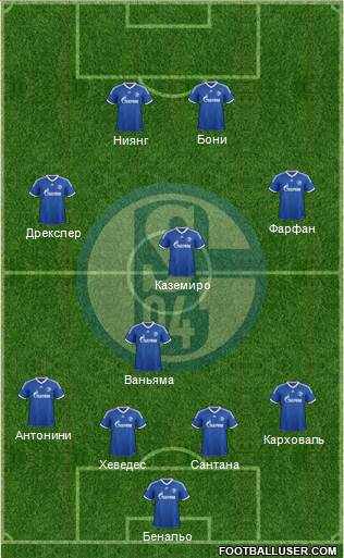 FC Schalke 04 Formation 2013