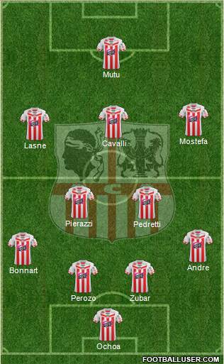 Athletic Club Ajaccien Football Formation 2013