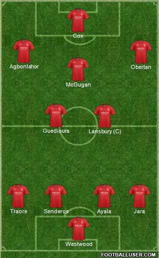 Nottingham Forest Formation 2013