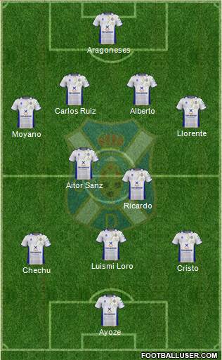 C.D. Tenerife S.A.D. Formation 2013