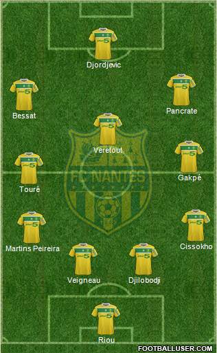 FC Nantes Formation 2013