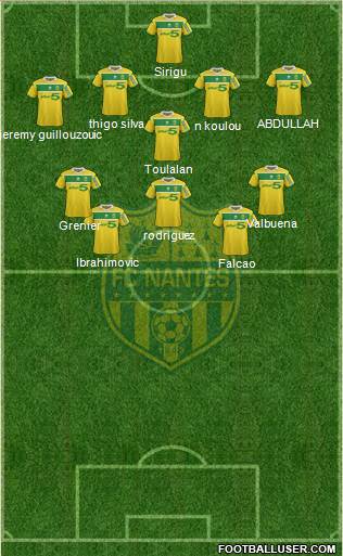 FC Nantes Formation 2013