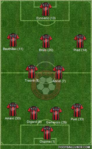 OGC Nice Côte d'Azur Formation 2013