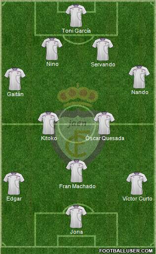 Real Jaén C.F. Formation 2013