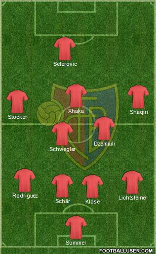 FC Basel Formation 2013