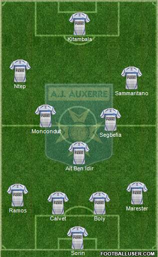 A.J. Auxerre Formation 2013