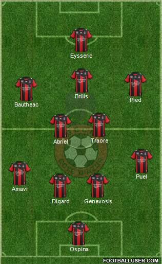 OGC Nice Côte d'Azur Formation 2013