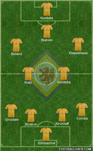 Braunschweiger TSV Eintracht Formation 2013