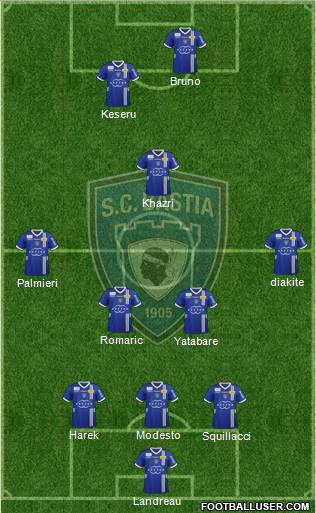 Sporting Club Bastia Formation 2013