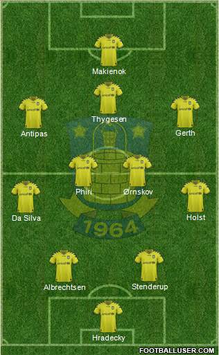 Brøndbyernes Idrætsforening Formation 2013