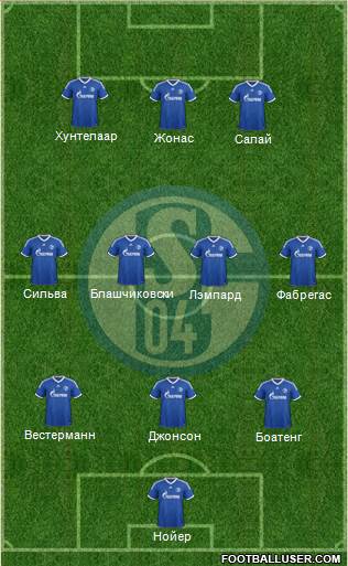 FC Schalke 04 Formation 2013