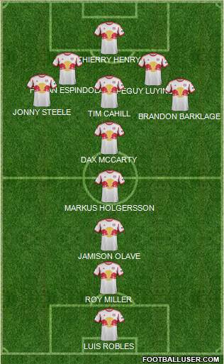 New York Red Bulls Formation 2013