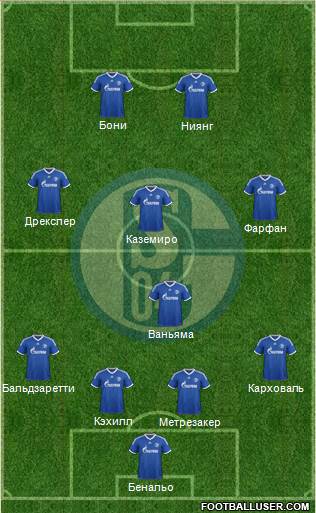 FC Schalke 04 Formation 2013