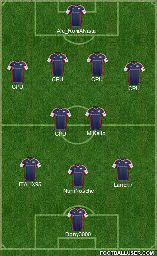 New England Revolution Formation 2013