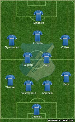 TSG 1899 Hoffenheim Formation 2013