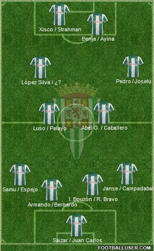 Córdoba C.F., S.A.D. Formation 2013